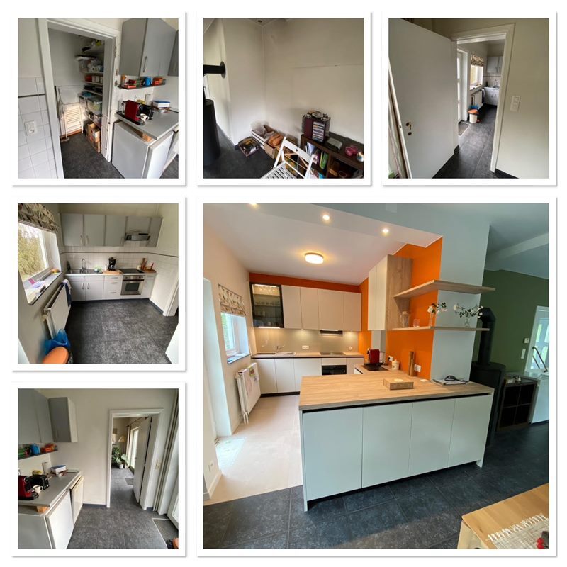 Cuisine ouverte de style moderne à Genval | Raison Home - 9