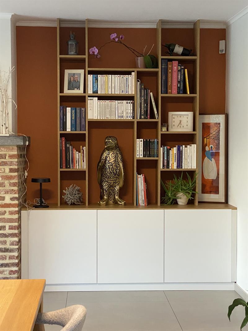 Meubles de salon-séjour bois et blanc à Naast | Raison Home - 3