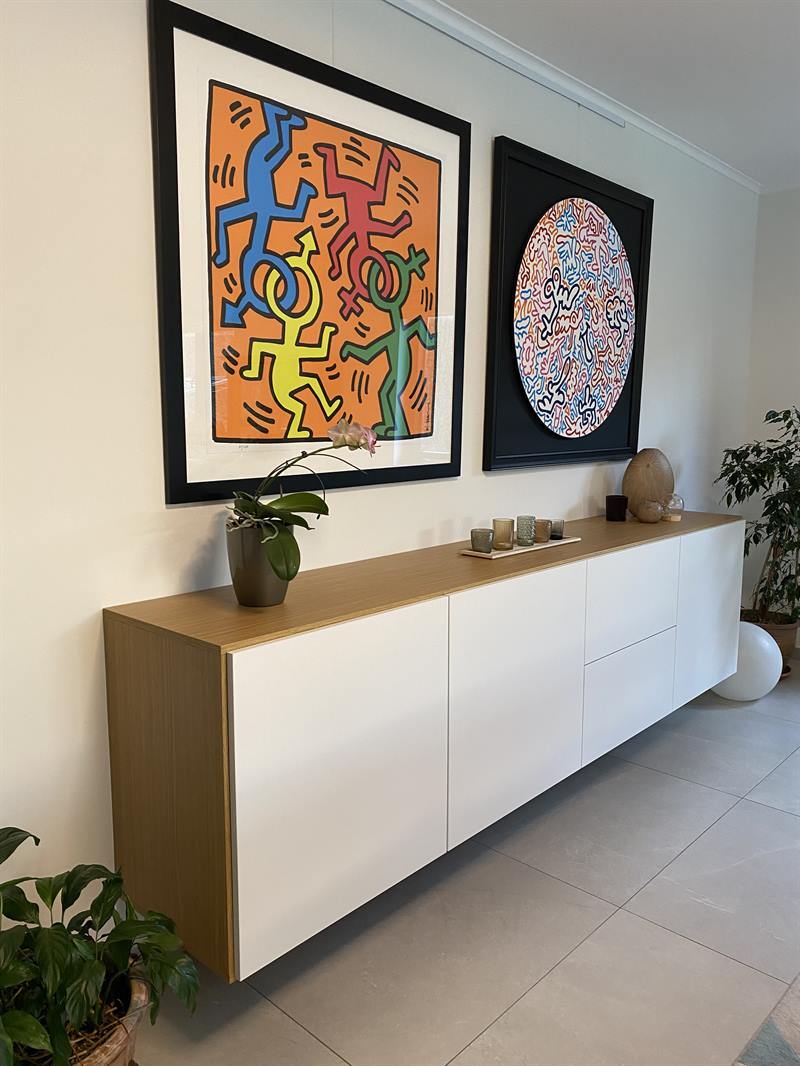 Meubles de salon-séjour bois et blanc à Naast | Raison Home - 4