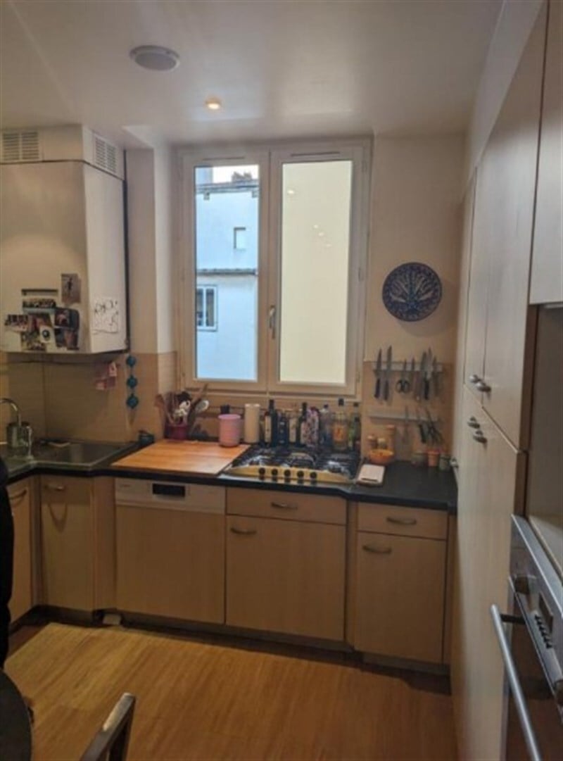 Cuisine en U de style nature bois et blanc à Lyon | Raison Home - 10