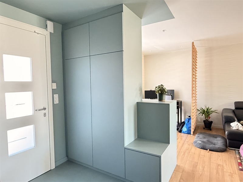 Meuble d'entrée vert à Ludres | Raison Home - 1