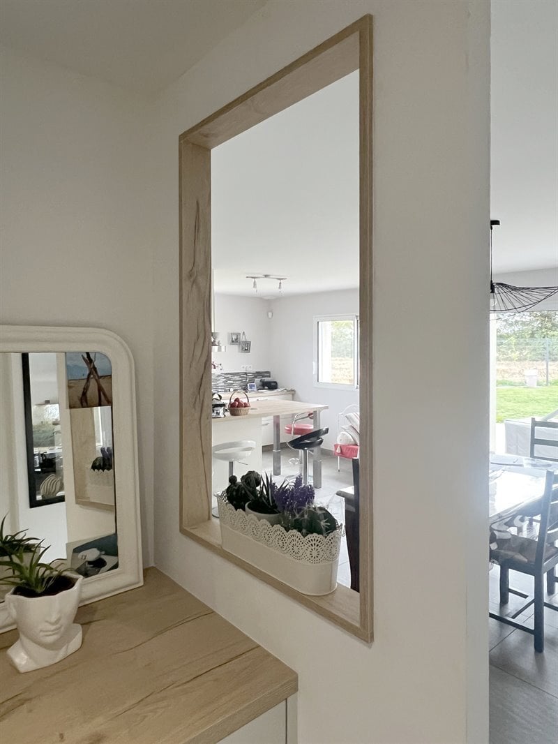 Rangements et placards d'entrée bois et blanc à Bressuire | Raison Home - 7