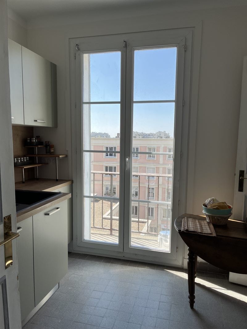 Cuisine fermée bois et vert au Havre | Raison Home - 5