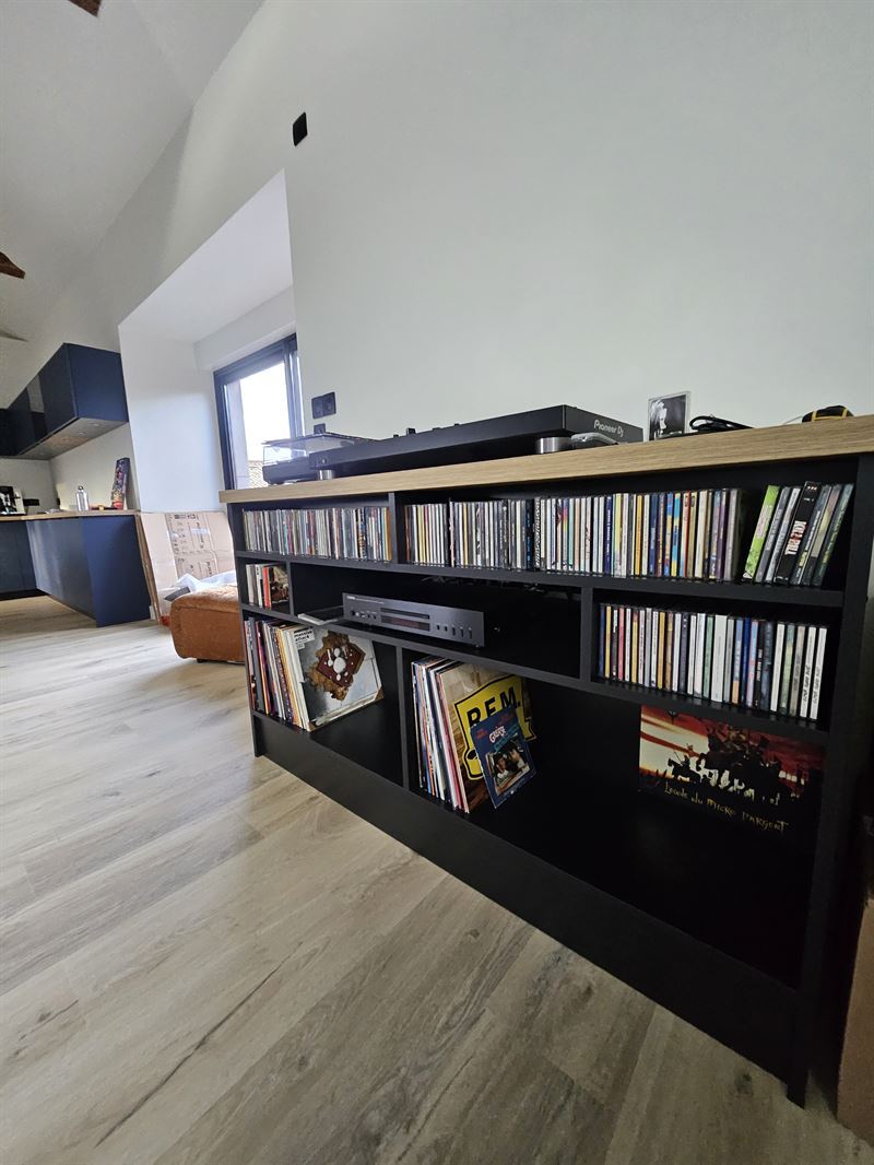 Rangements salon et meuble TV bois et noir | Raison Home - 1
