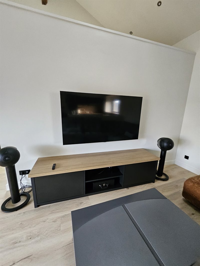 Rangements salon et meuble TV bois et noir | Raison Home - 2