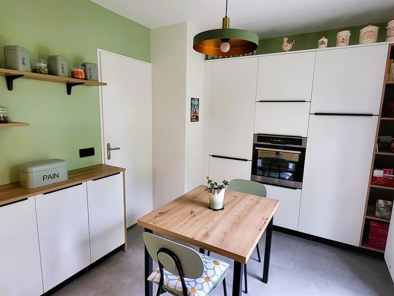 Cuisine de style moderne bois et blanc à St Herblain | Raison Home - 2