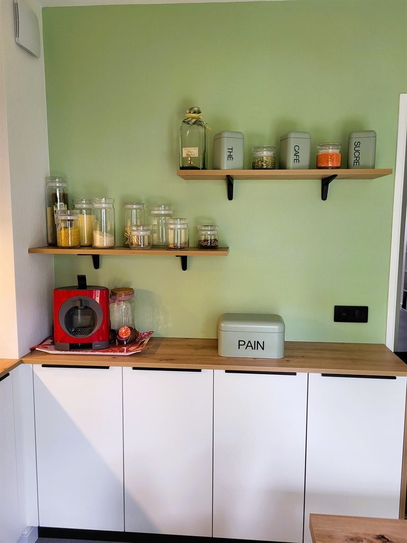 Cuisine de style moderne bois et blanc à St Herblain | Raison Home - 4