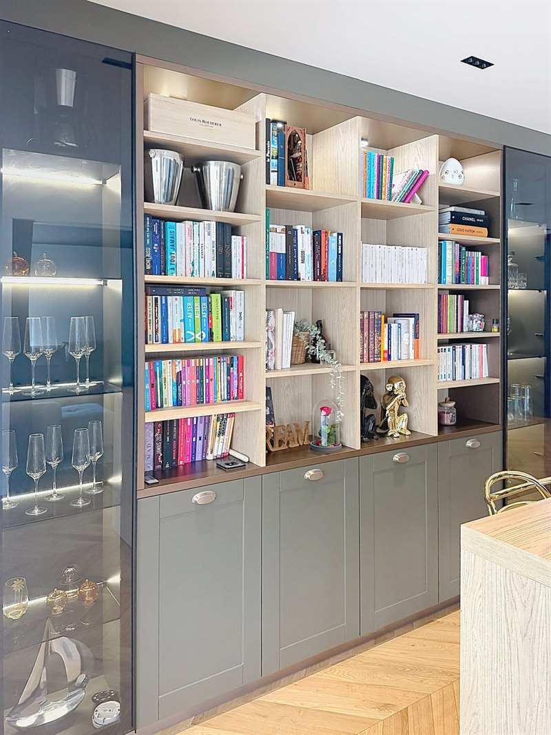 Espace cuisine, salon-séjour design et coordonnée à Lemud | Raison Home - 5