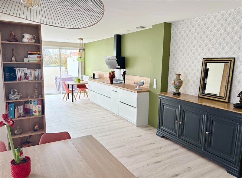 Cuisine nature bois et blanc à Niort | Raison Home - 6