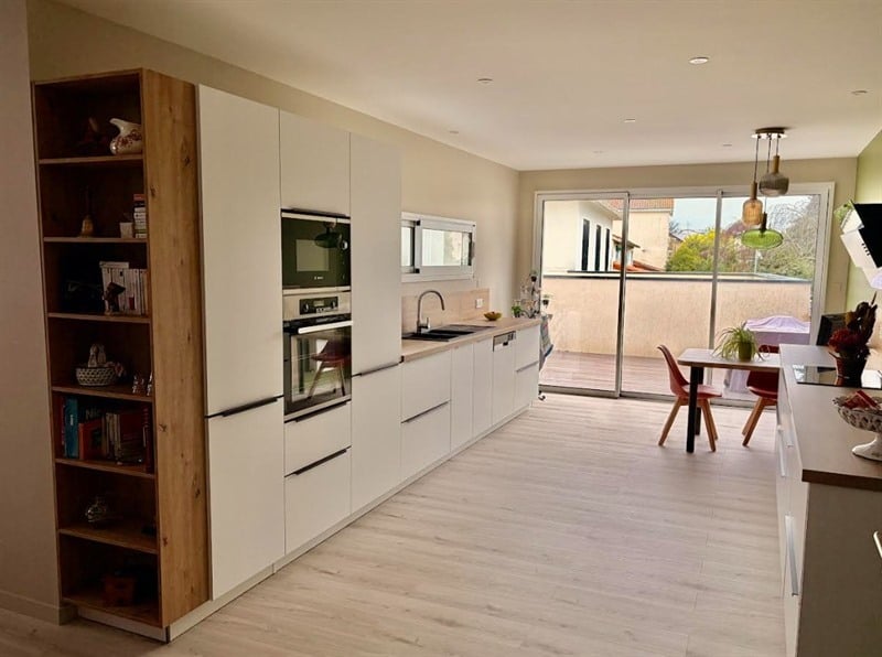Cuisine nature bois et blanc à Niort | Raison Home - 7